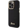 Etui GUESS Silicone Script Metal Logo & Frame do Apple iPhone 15 Pro Czarny Seria telefonu iPhone