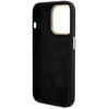Etui GUESS Silicone Script Metal Logo & Frame do Apple iPhone 15 Pro Czarny Gwarancja 24 miesiące