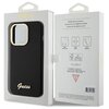Etui GUESS Silicone Script Metal Logo & Frame do Apple iPhone 15 Pro Czarny Marka telefonu Apple