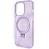 Etui GUESS Ring Stand Script Glitter MagSafe do Apple iPhone 15 Pro Max Fioletowy Typ Etui z podstawką