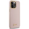 Etui GUESS Silicone Script Metal Logo & Frame do Apple iPhone 15 Pro Max Różowy Kompatybilność Apple iPhone 15 Pro Max