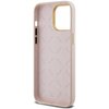 Etui GUESS Silicone Script Metal Logo & Frame do Apple iPhone 15 Pro Max Różowy Gwarancja 24 miesiące