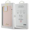 Etui GUESS Silicone Script Metal Logo & Frame do Apple iPhone 15 Pro Max Różowy Marka telefonu Apple