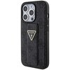 Etui GUESS Grip Stand 4G Triangle Strass Logo do Apple iPhone 15 Pro Max Czarny Model telefonu iPhone 15 Pro Max