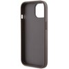Etui GUESS Grip Stand 4G Triangle Strass Logo do Apple iPhone 15 Brązowy Typ Etui nakładka