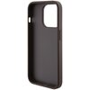 Etui GUESS Grip Stand 4G Triangle Strass Logo do Apple iPhone 15 Pro Max Brązowy Etui wodoszczelne Nie