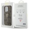 Etui GUESS Grip Stand 4G Triangle Strass Logo do Apple iPhone 15 Pro Max Brązowy Marka telefonu Apple