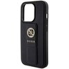 Etui GUESS Grip Stand 4G Saffiano Strass do Apple iPhone 15 Pro Max Czarny Kompatybilność Apple iPhone 15 Pro Max