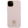 Etui GUESS Silicone Logo Strass 4G do Apple iPhone 15 Jasnoróżowy Model telefonu iPhone 15