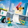 LEGO 60403 City Karetka i snowboardzista Liczba elementów [szt] 79