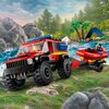 LEGO 60412 City Terenowy wóz strażacki z łodzią ratunkową Liczba figurek [szt] 3