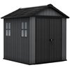 Domek narzędziowy KETER Newton 7x7.5 Szary 230 x 223,8 x 246 cm Możliwość montażu półek Nie