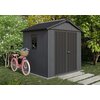Domek narzędziowy KETER Newton 7x7.5 230 x 223,8 x 246 cm  Szary Okna Tak