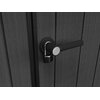 Domek narzędziowy KETER Cortina 255044 7X7 Szary 216 x 218 x 226 cm Materiał Stal