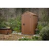 Domek narzędziowy KETER Darwin 4x4 Brązowy 118 x 116.7 x 205 cm Możliwość montażu półek Nie