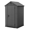 Domek narzędziowy KETER Darwin 4x4 Szary 125.8 x 117 x 205