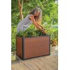 Donica KETER Maple Mobile Urban Garden Bed 88L Szary Materiał Tworzywo sztuczne