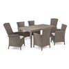 Stół KETER Girona Flat Wicker 232003 Cappuccino Materiał Rezolith