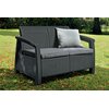 Sofa ogrodowa KETER Corfu II Love 258973 Grafit Rodzaj Sofa ogrodowa