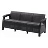 Sofa ogrodowa KETER Cofru Love Seat 3 osobowa Grafitowy