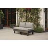 Sofa ogrodowa KETER 2 Elements 257365 Grafitowy Materiał Tworzywo sztuczne