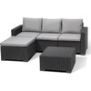 Zestaw mebli ogrodowych KETTLER California Chaise Longue 256622 Grafitowy