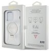 Etui GUESS Ring Stand Script Glitter MagSafe do Apple iPhone 15 Pro Przezroczysty Marka telefonu Apple