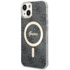 Etui GUESS 4G MagSafe do Apple iPhone 15 Czarny
