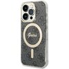 Etui GUESS 4G MagSafe do Apple iPhone 15 Pro Czarny