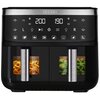 Frytkownica beztłuszczowa TESLA AirCook Dualzone Q450 XXL Czarno-srebrny Air Fryer
