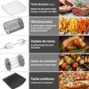 Air Fryer Frytkownica beztłuszczowa TESLA AirCook Grill QG800 Funkcje dodatkowe Cyfrowy ekran dotykowy