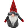 Figurka SASKA GARDEN Mikołaj z workiem na prezent 20 cm Czerwony