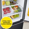 Lodówka SAMSUNG RB38C607AB1 AI No Frost 203cm Grafitowa stal Położenie zamrażarki Na dole
