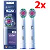 Oryginalna końcówka szczoteczki ORAL-B PRO 3D White (2 szt.) (Unikalna nakładka polerująca)