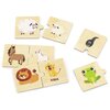 Puzzle VIGA Learn From Fun Mama i dziecko 44648 (24 elementy) Tematyka Zwierzęta