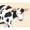 Puzzle VIGA Na podkładce: Krowa 44608 (8 elementów) Seria Puzzle na podkładce