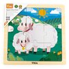 Puzzle VIGA Na podkładce: Owca 44622 (9 elementów)