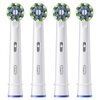 Oryginalna końcówka szczoteczki ORAL-B Pro Cross Action Biały (4 szt.) (Włókna w kształcie litery X usuwają więcej płytki) Kolor Biały