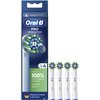 Oryginalna końcówka szczoteczki ORAL-B Pro Cross Action Biały (4 szt.) (Włókna w kształcie litery X usuwają więcej płytki)