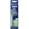 Oryginalna końcówka szczoteczki ORAL-B Pro Cross Action Biały (4 szt.) (Włókna w kształcie litery X usuwają więcej płytki) Liczba szt. 4