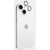 Szkło hartowane na obiektyw CASE-MATE Aluminum Ring Lens Protector do Apple iPhone 15/15 Plus Srebrny Seria telefonu iPhone