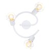 Lampa sufitowa GLOBO Xara I 54802W-3 Biały Zasilanie Sieciowe