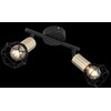 Lampa sufitowa GLOBO Xara I 54802S-2AB Czarno-złoty Rodzaj Lampa sufitowa