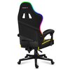 Fotel HUZARO Force 4.4 RGB Czarny Zagłówek Tak