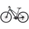 Rower crossowy INDIANA X-Cross 3.0 D19 damski Czarno-turkusowy 2024 Przerzutka przednia marka Shimano