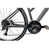 Rower crossowy INDIANA X-Cross 3.0 D19 damski Czarno-turkusowy 2024 Hamulec przedni typ Tarczowy hydrauliczny