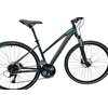 Rower crossowy INDIANA X-Cross 3.0 D21 damski Czarno-turkusowy 2024 Przerzutka przednia marka Shimano