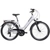 Rower trekkingowy INDIANA X-Road 1.0 D15 26 cali damski Srebrny Rama Aluminiowa