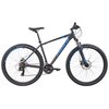 Rower górski MTB INDIANA X-Pulser 1.9 M21 29 cali męski Czarno-niebieski Przerzutka tylna marka Shimano Tourney