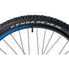 Rower górski MTB INDIANA X-Pulser 1.9 M21 29 cali męski Czarno-niebieski Wyposażenie Odblaski